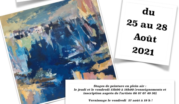 Stage de peinture en plein air : Valérie Esquirol 